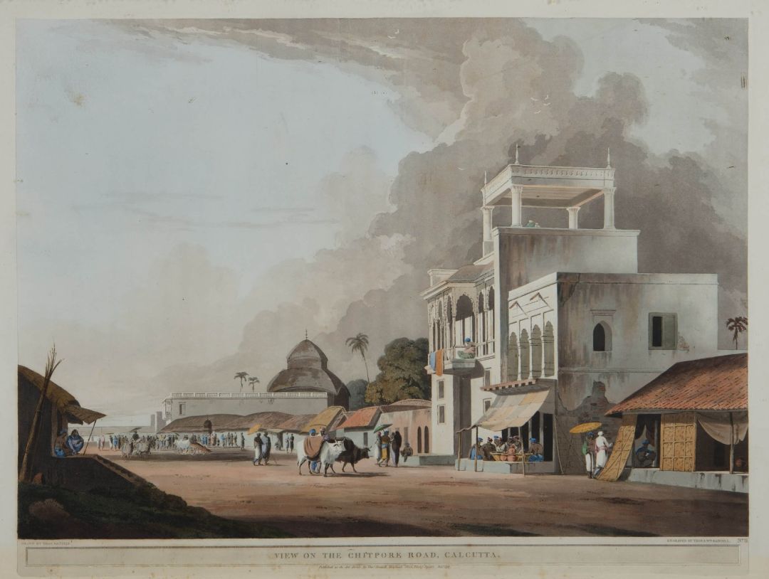 View on the Chitpore Road, Calcutta